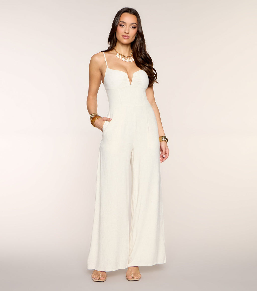 Coast To Cocktails Wide-Leg Jumpsuit