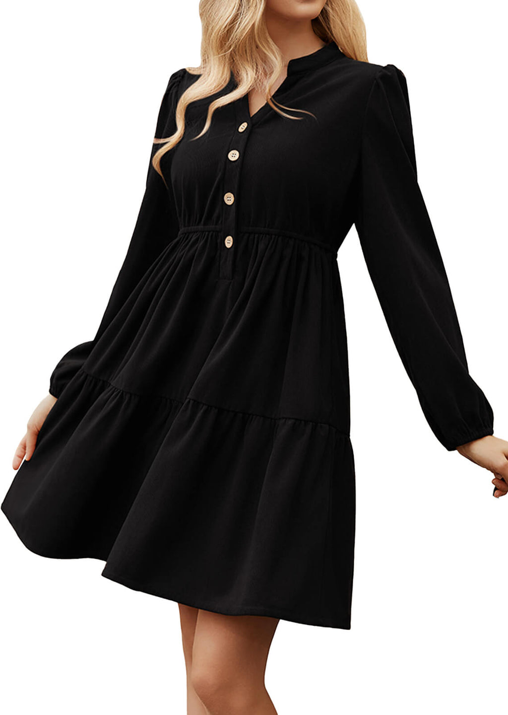 HEEKPEK Everyday V-Neck Corduroy Dress