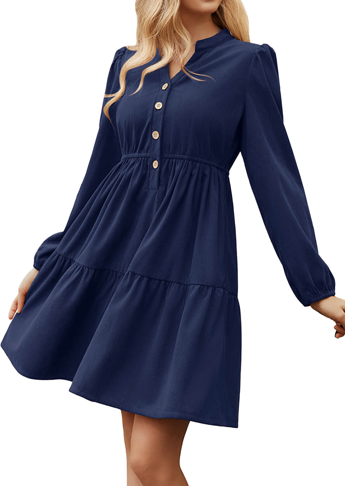 HEEKPEK Everyday V-Neck Corduroy Dress