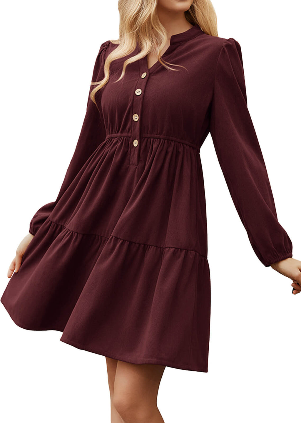 HEEKPEK Everyday V-Neck Corduroy Dress