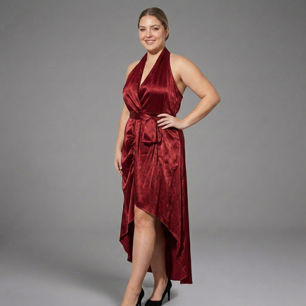 Fleur | High-Low Dress with Neck Straps