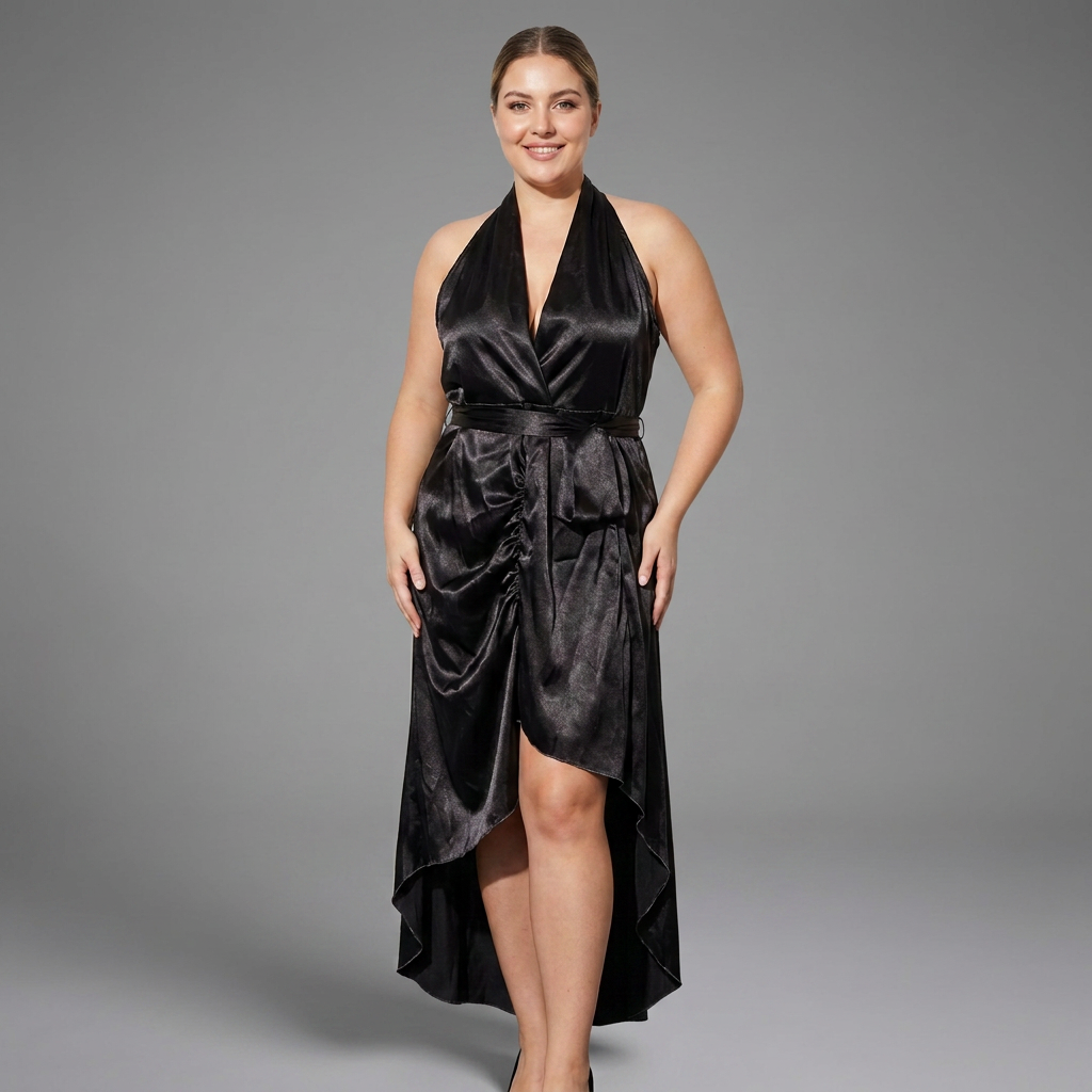 Fleur | High-Low Dress with Neck Straps